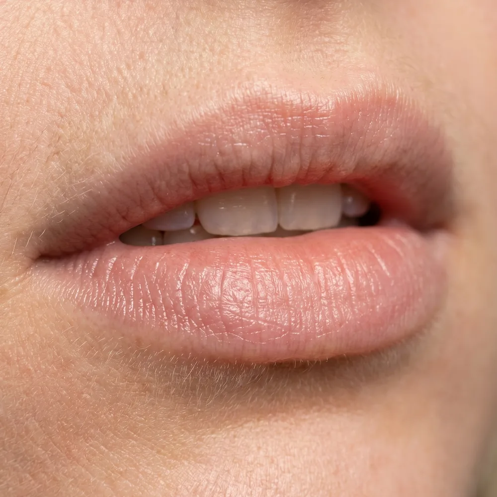 Avatar realista — detalle de labios